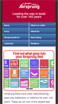 Mobile Screenshot of airsprungbeds.co.uk